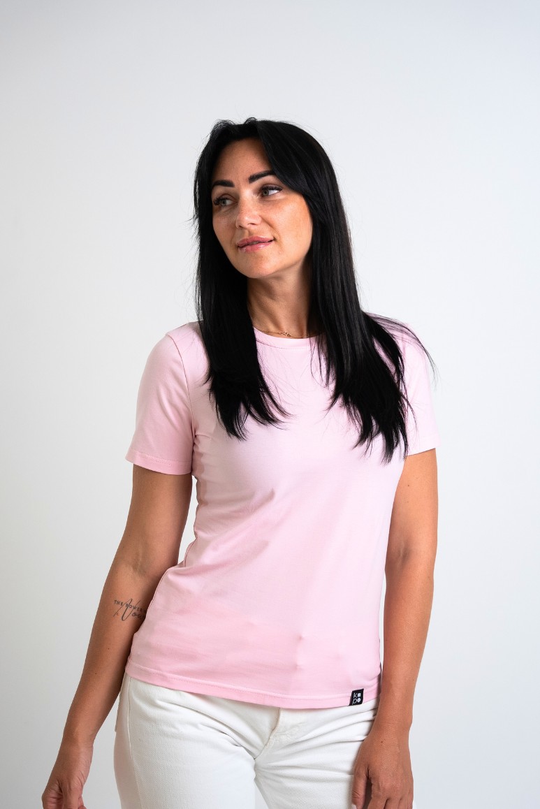 Kopo Women's Basic Tee: Powder